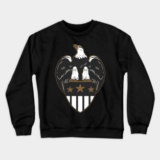 Eagle Shield Design Crewneck Sweatshirt